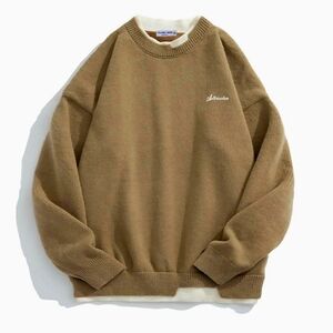 AELFRIC EDEN FAUX TWO PIECE SWEATER SZ L